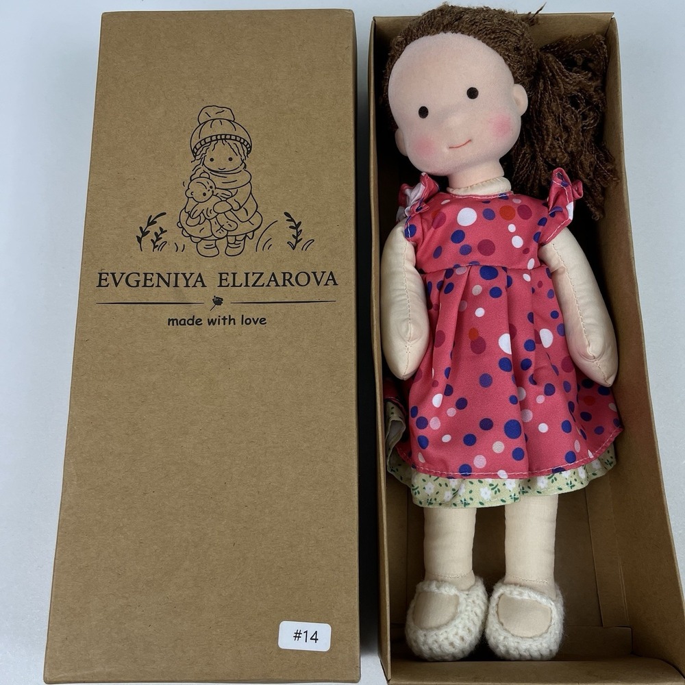 Evgeniya Elizarova Waldorf Style Felted Cloth Girl Doll Crochet Outfit NIB #14